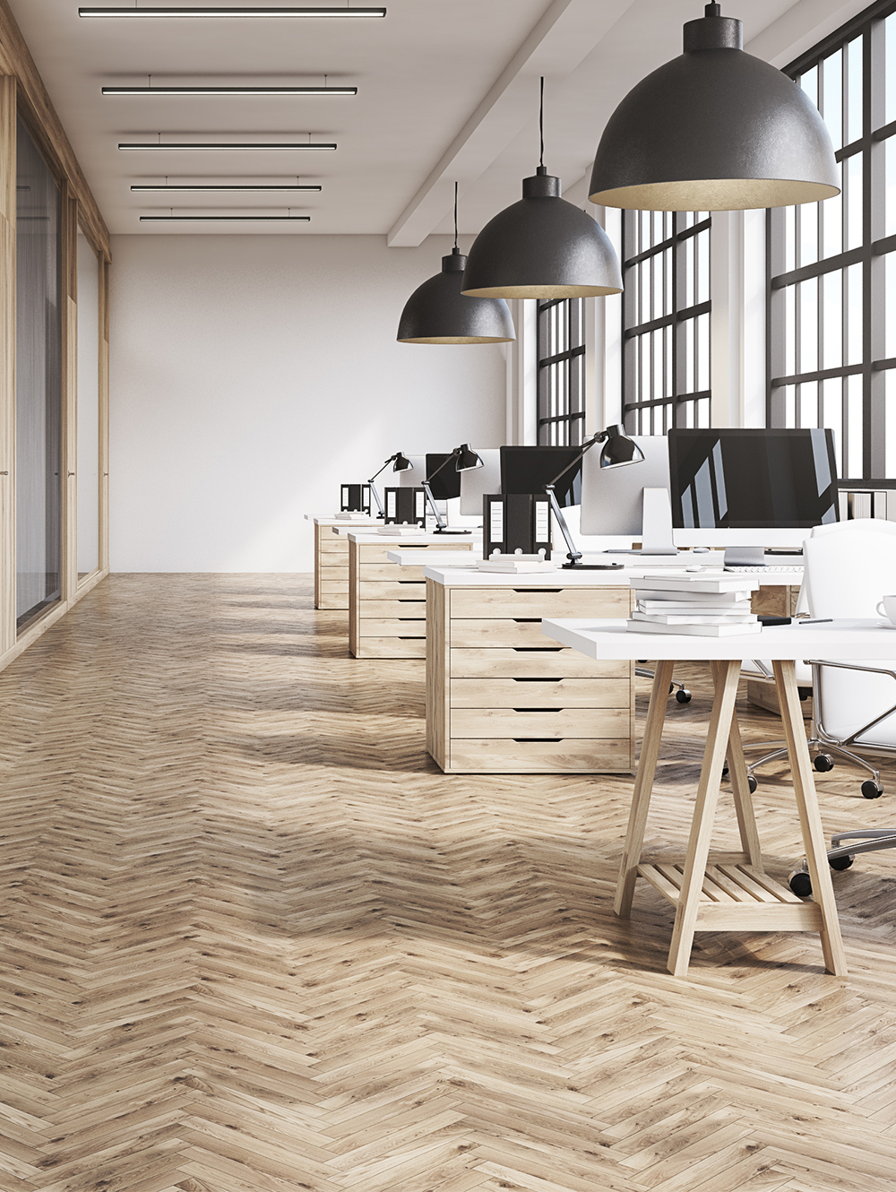Arbeitsplätze im Büro